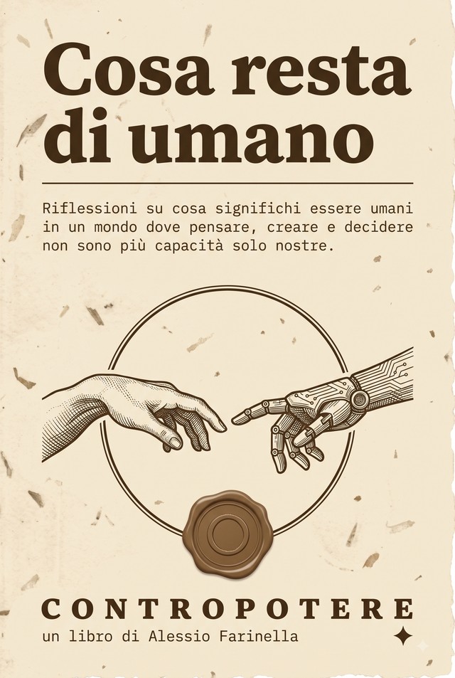 Copertina — Cosa resta di umano